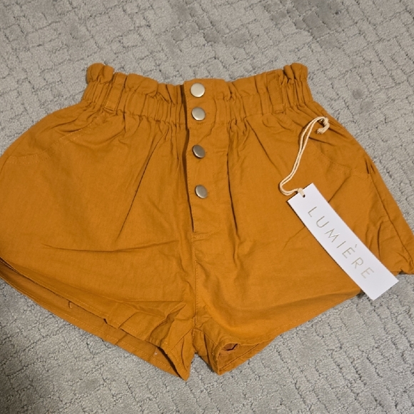 Lumiere Pants - Lumière Paper Bag Shorts NWT